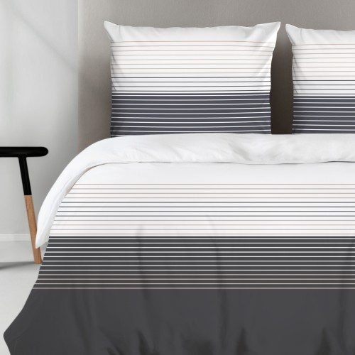 Pościel bawełniana 160x200 cm Bianco E Nero