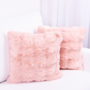 Poszewka ozdobna 40x40 cm Królik łosoś