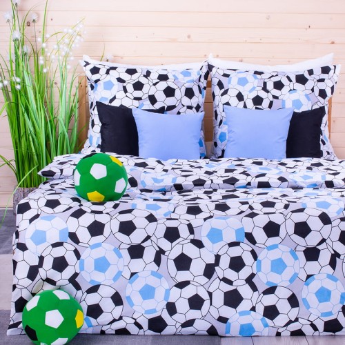 Pościel bawełniana 160x200 cm Piłki 2