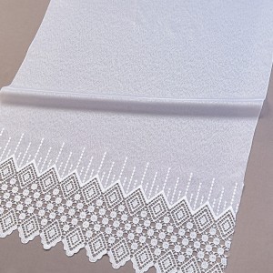 Firana gipiurowa 12290 biała 1 pas wysokość 170 cm