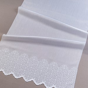 Firana haftowana 45185 M-1 biała 1 pas wysokość 180 cm