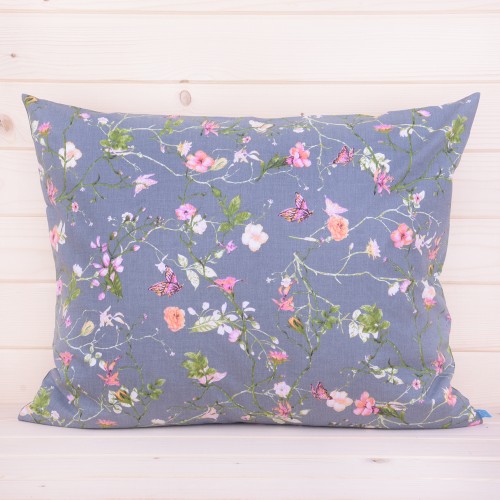 Poszewka z bawełny 40x60 cm Łączka na graficie