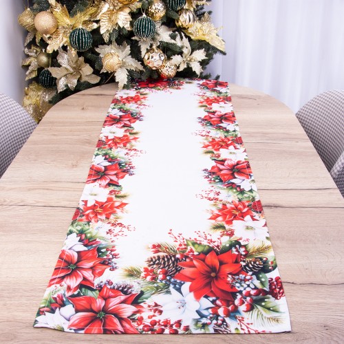 Pas świąteczny drukowany 40x180 cm wzór 965
