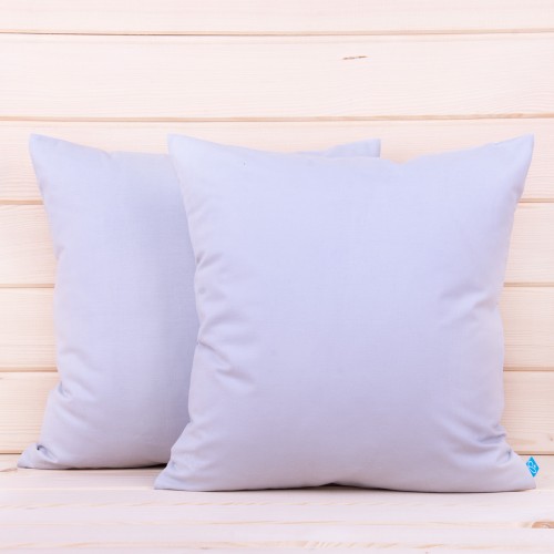 Poszewka z bawełny 40x40 cm Jasny szary