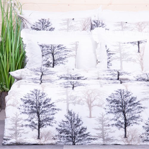 Pościel bawełniana 160x200 cm Drzewa