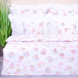 Pościel bawełniana 100x135 cm Syrenki 2