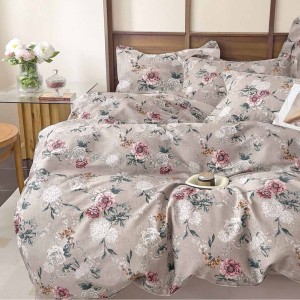 Pościel z bawełny satynowej 200x220 cm M2010 + prześcieradło