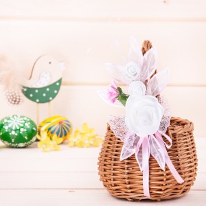 Ozdoba na koszyk Różyczki wzór 14