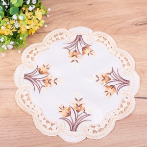 Serwetka koło 30 cm haftowana HL-173 Kłos