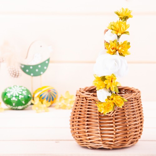 Ozdoba na koszyk Różyczki wzór 5