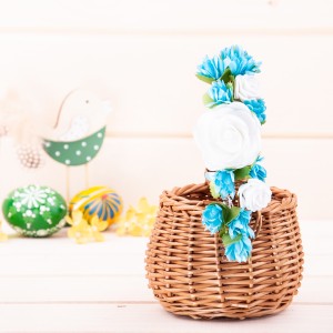 Ozdoba na koszyk Różyczki wzór 7