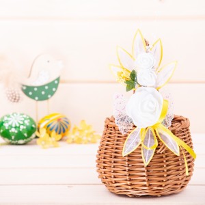 Ozdoba na koszyk Różyczki wzór 10