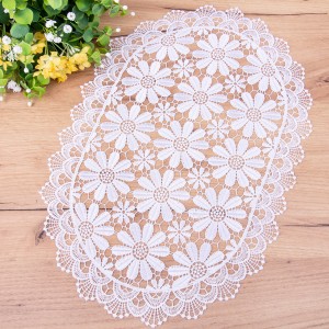 Serwetka 30x45 cm Y1908 cała gipiura biała