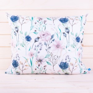 Poszewka z bawełny 70x80 cm Pastelowe kwiaty