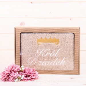 Ręcznik dla Dziadka z haftem 50x100 cm wzór 2 Beż