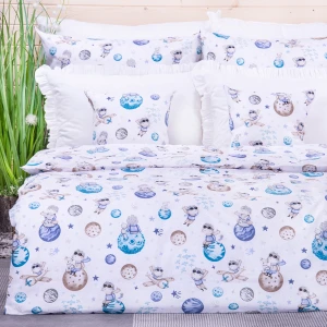 Pościel bawełniana 140x200 cm Mały Książe na białym tle