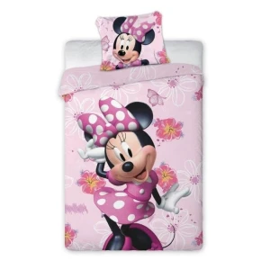 Pościel bawełniana 160x200 cm Myszka Minnie 002