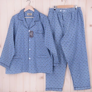 Piżama męska flanelowa z długim rękawem i spodniami wzór 4 rozm: XXXL