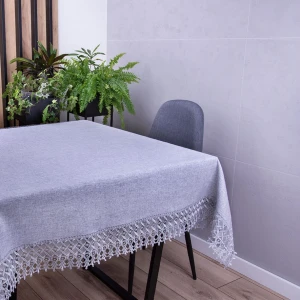 Obrus DA-555 110x110 cm Szary kwadrat