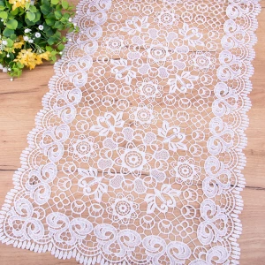 Bieżnik 40x90 cm 413 cała gipiura biały