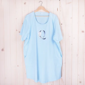 Koszula nocna damska 405358 rozm: 3XL błękit