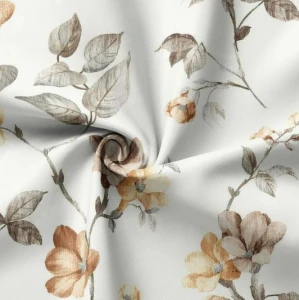 Obrus Oxford 120x160 cm 22105/1001 Kwiaty na kremie