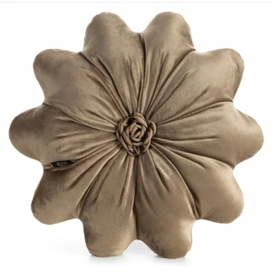 Poduszka ozdobna śr 40 cm Flores Beż