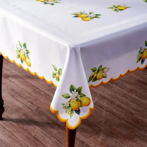 Obrus drukowany 130x180 cm wzór PF-156 Cytryny prostokąt