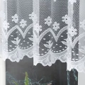 Firana żakardowa 004421 wysokość 110 cm Biała 1 pas