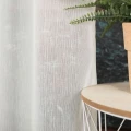 Firana gładka 318331 wysokość 300 cm Kremowa z ołowianką