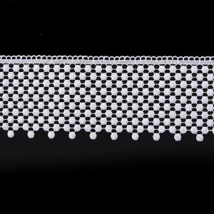 Koronka gipiurowa wysokość 12 cm 4G3238 kolor: biały