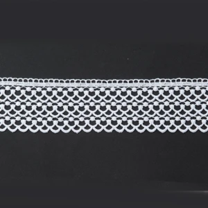 Koronka gipiurowa wysokość 8 cm 072732 kolor: biały
