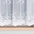 Firana żakardowa 023297 wysokość 160 cm Biała 2 pasy