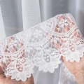 Firana żakardowa 018982 wysokość 250 cm Biała 2 pasy