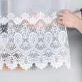 Firana żakardowa 018982 wysokość 160 cm Biała 2 pasy