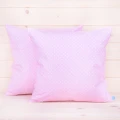 Poszewka z bawełny 40x40 cm Kropeczki na różu 1