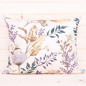 Poszewka z bawełny 40x60 cm Florystyka beż