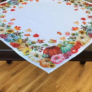 Serweta drukowana 85x85 cm wzór PF-80 Jesienne dynie i słoneczniki