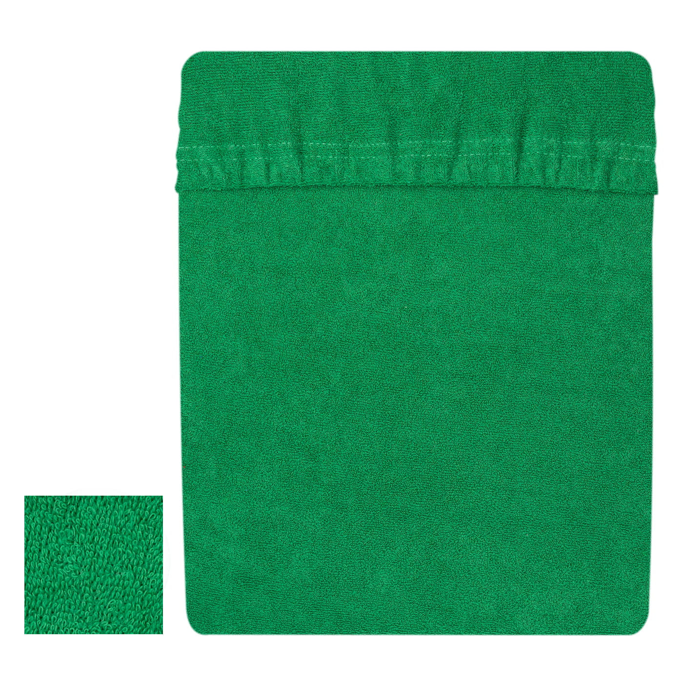 Prześcieradło frotte 120x200 cm z gumką Ciemna zieleń