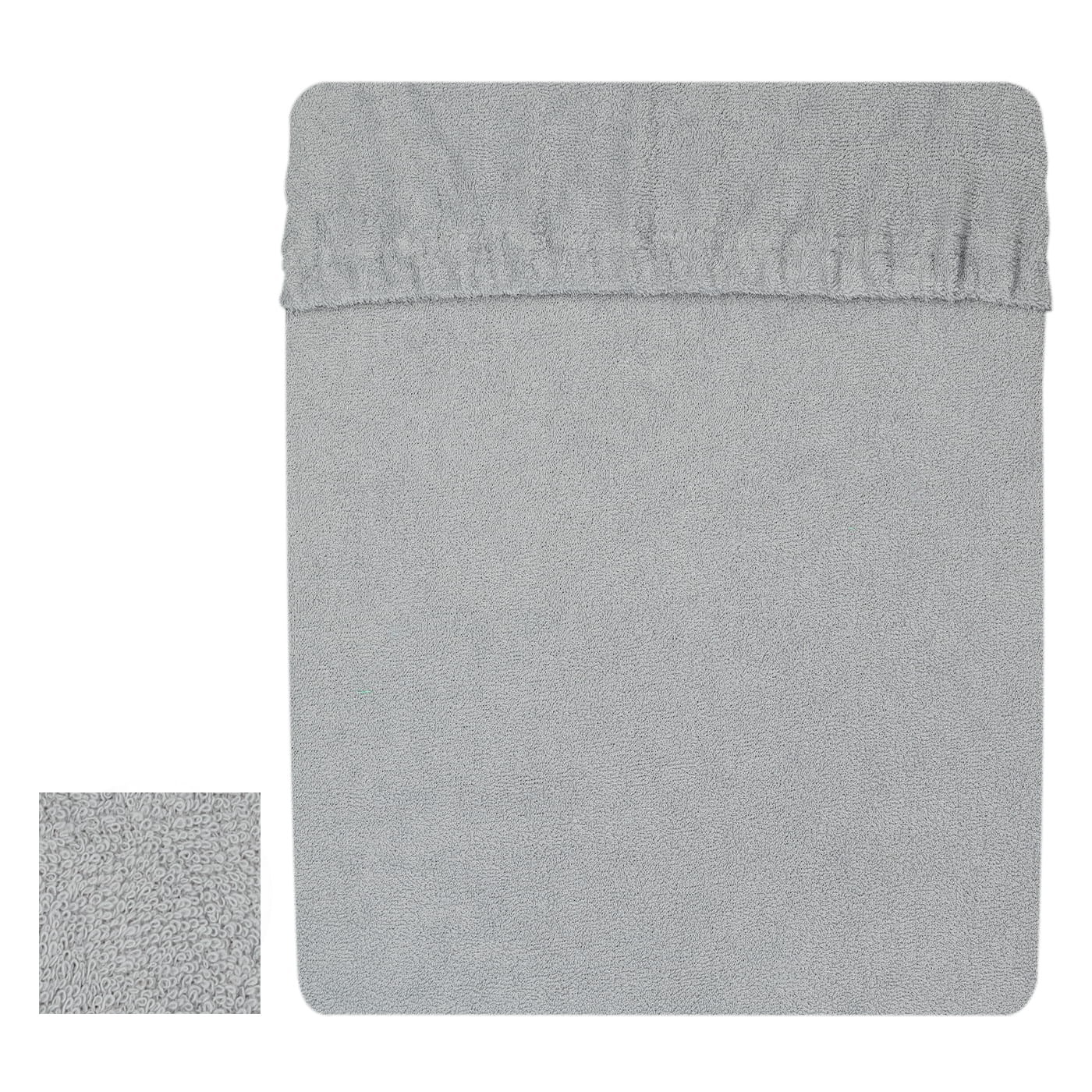 Prześcieradło frotte 120x200 cm z gumką Szary