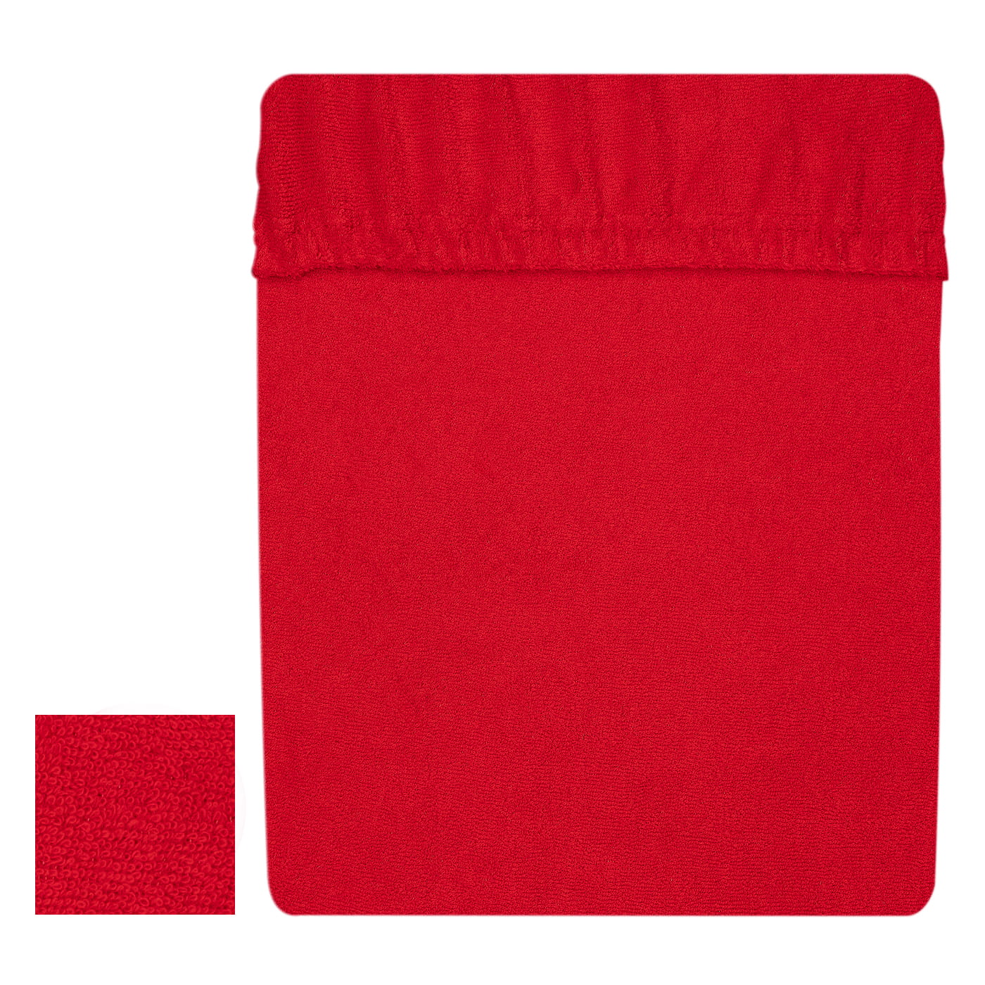 Prześcieradło frotte 220x200 cm z gumką Czerwony