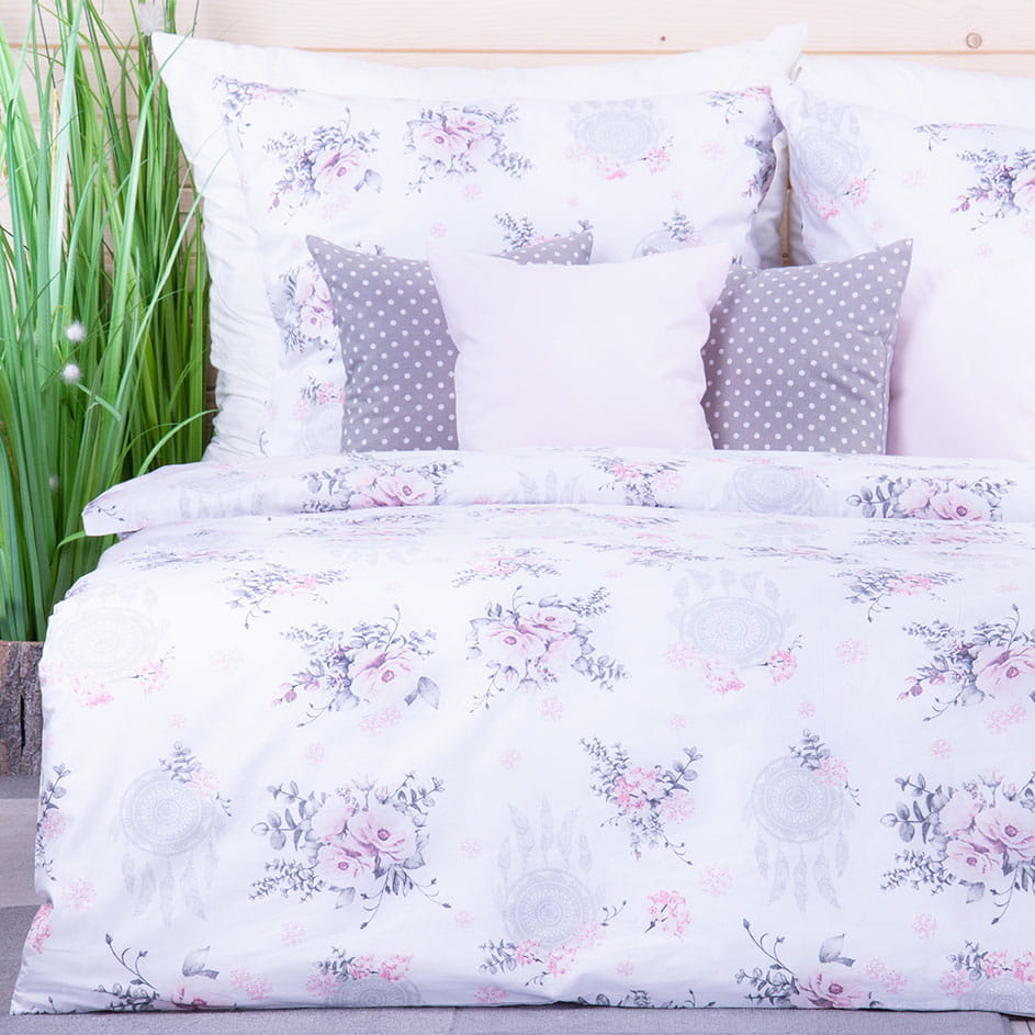 Pościel bawełniana 160x200 cm Różyczki 6