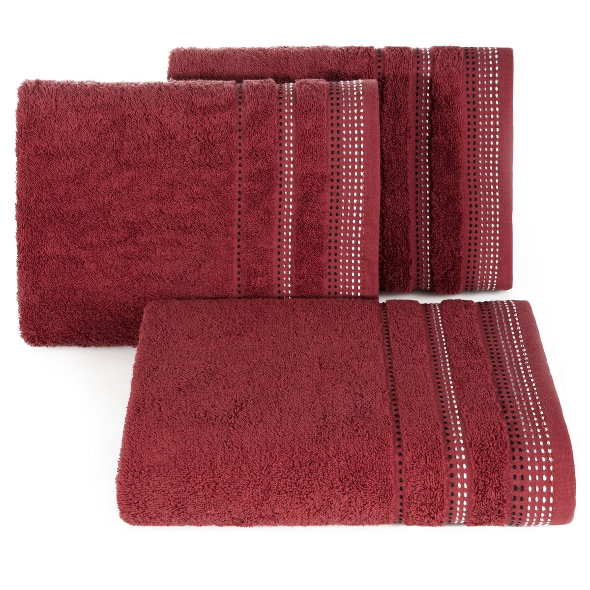 Ręcznik Pola 70x140 cm Bordo