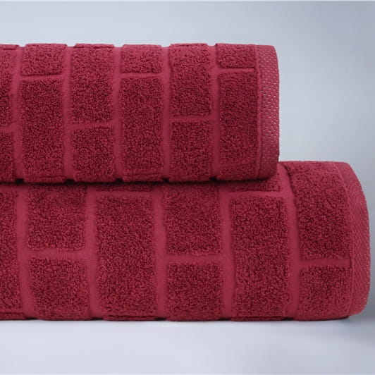 Ręcznik Brick 70x140 cm Red wine