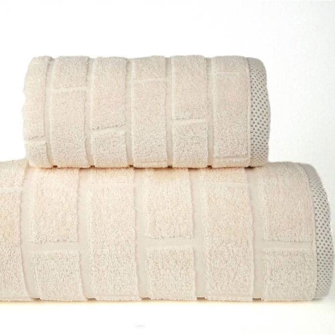 Ręcznik Brick 70x140 cm Krem