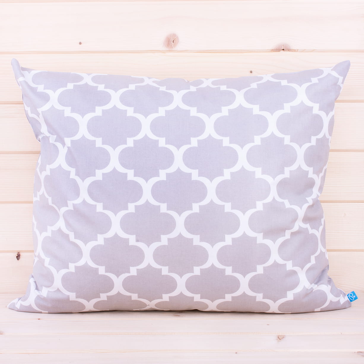 Poszewka z bawełny 50x60 cm Maroko na szarym