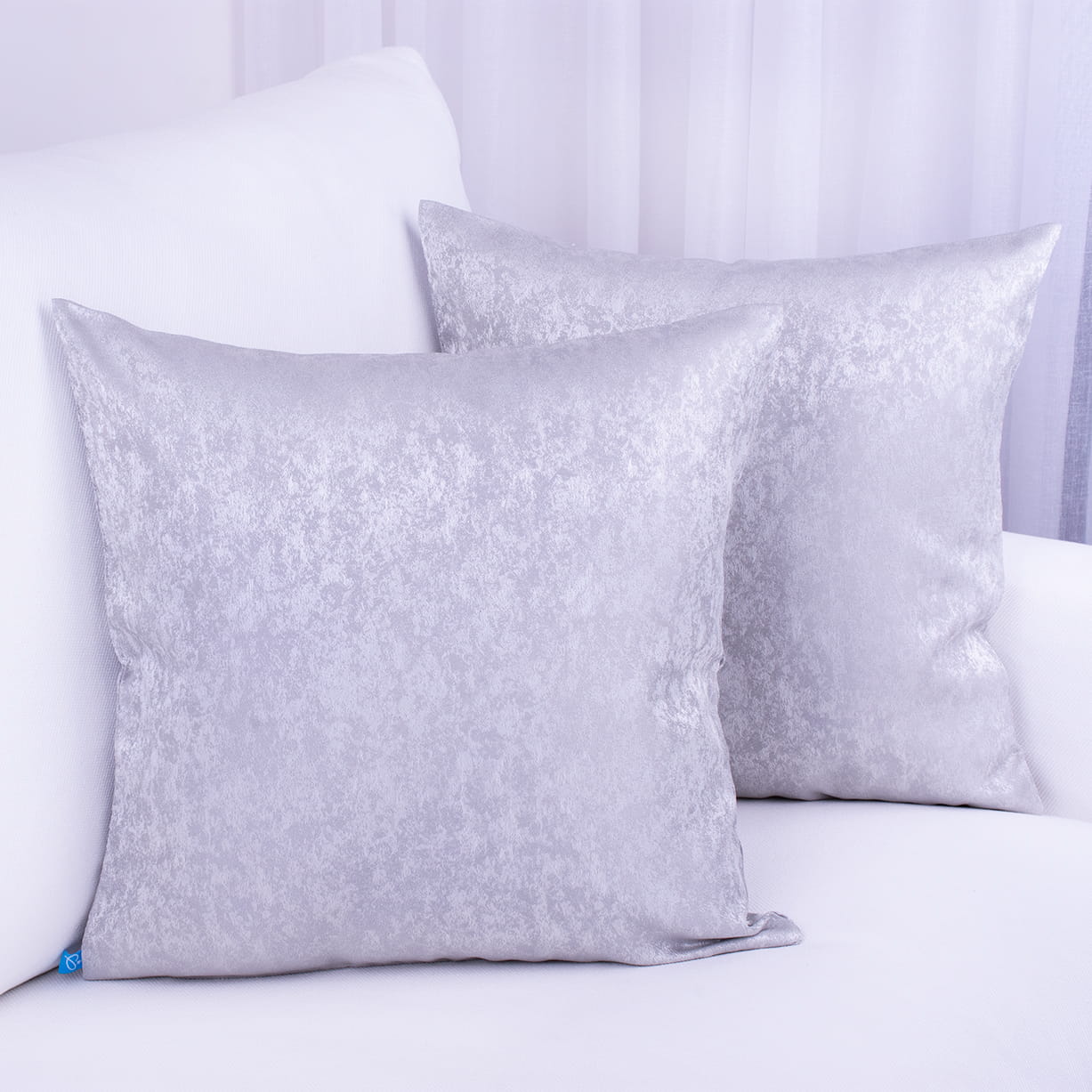 Poszewka ozdobna 45x45 cm Beton jasny szary