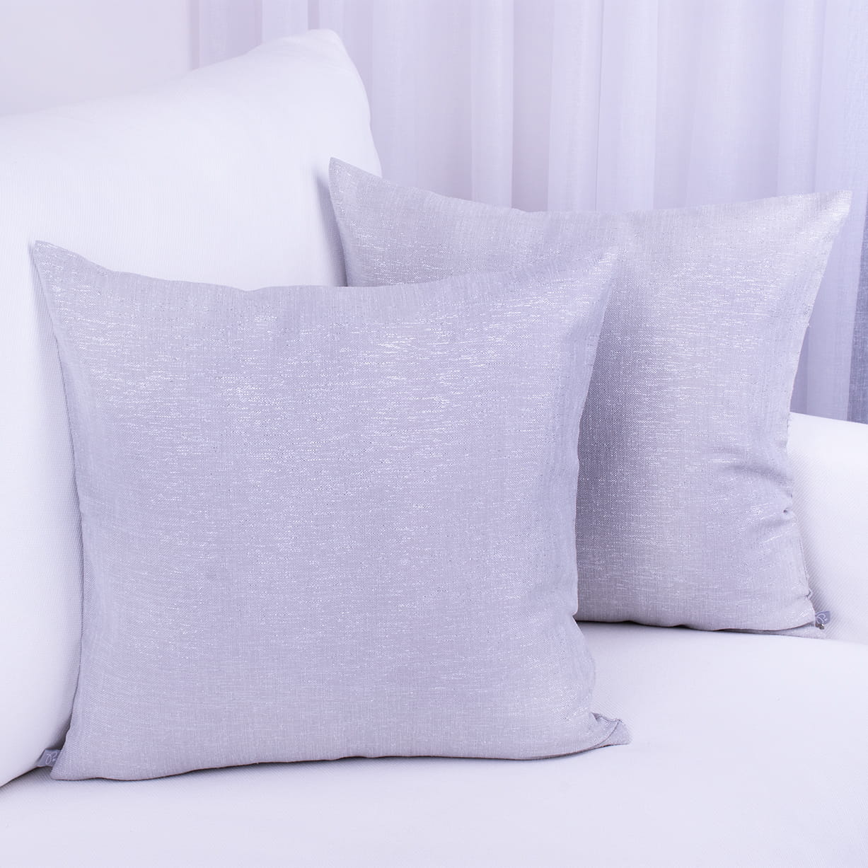 Poszewka ozdobna 45x45 cm SREBRO 04 BD1072/320