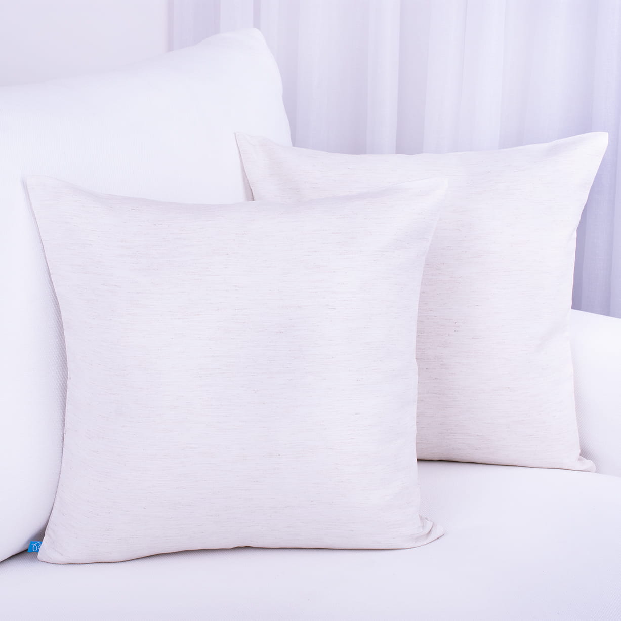 Poszewka ozdobna 45x45 cm Naturalna