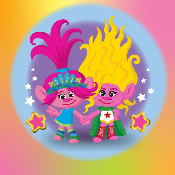 Poszewka Disney 40x40 cm TRO231006 Trolls